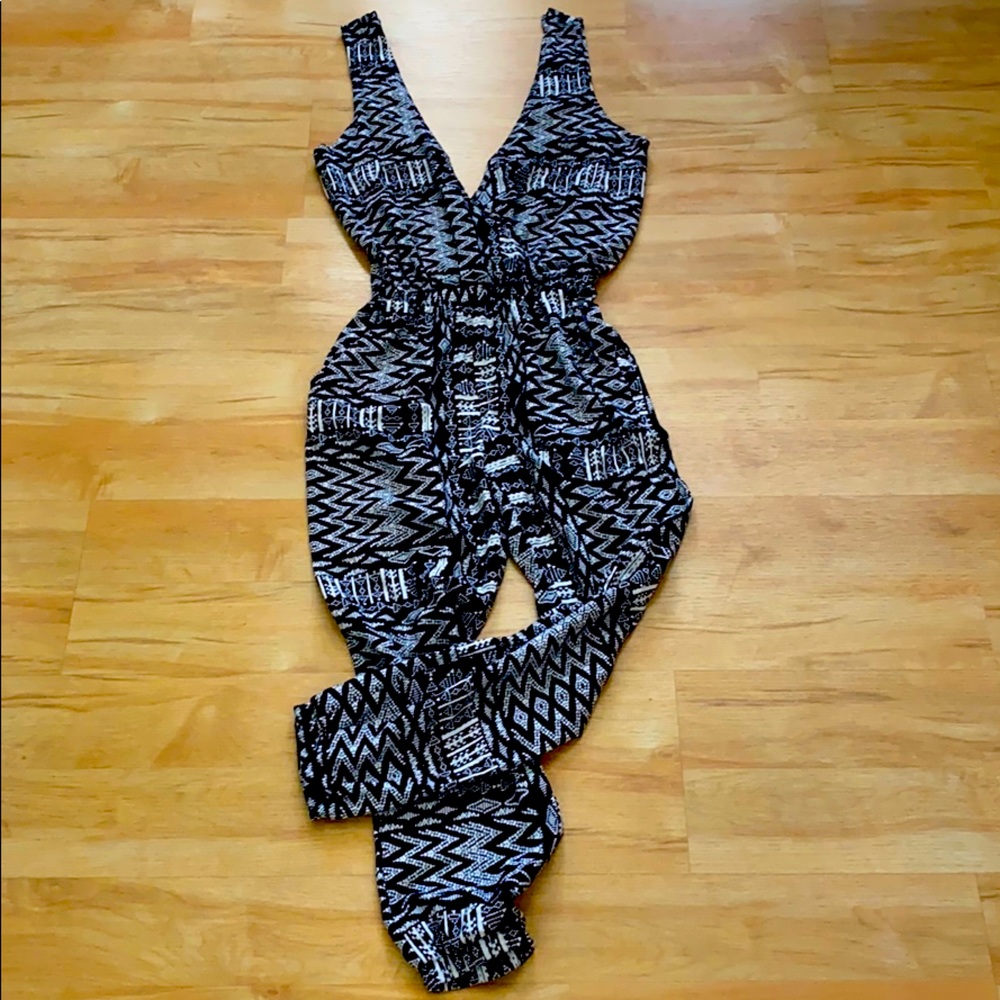 Aztec Pocketed Jumpsuit